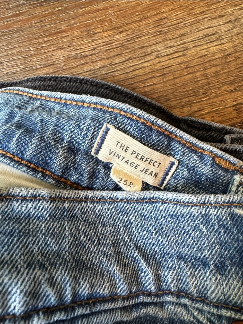 Madewell Flare Jeans in Light Blue and Black Denim - Picture 12 of 13